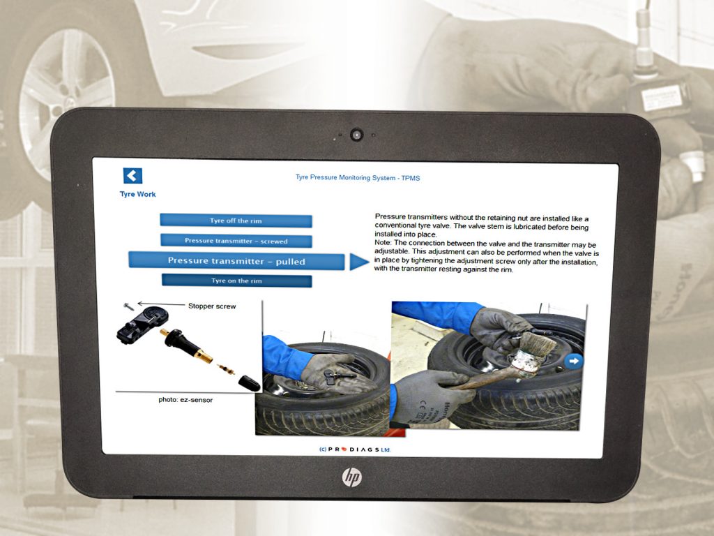 Online Training Tyre Pressure Monitoring System Prodiags