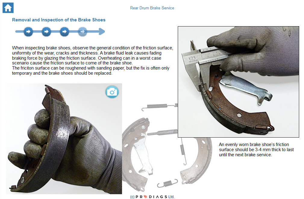 Disc brakes are becoming more common, but you still find drum brakes on vehicles. Learn how to assemble and disassemble drum brakes, how and when to replace brake shoes, and more with this online brake service training module.