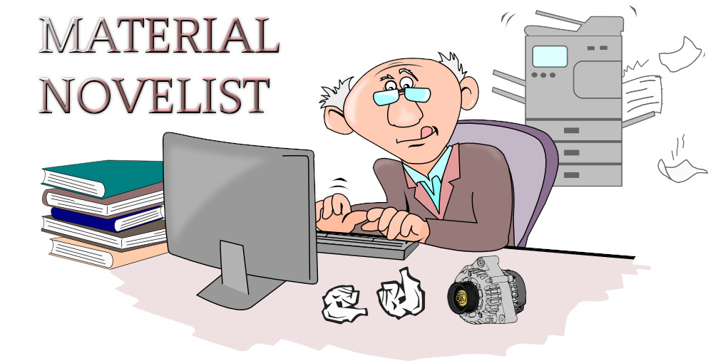 Material novelist writing new automotive training material to share in Prodiags Training Environment