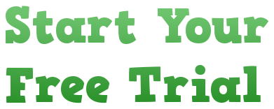 Start Your Free Trial text in green