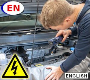 Online training for mechanics and technicians performing scheduled maintenance on electric vehicles.